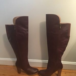 Over the knee Lane Bryant Luciano boots.